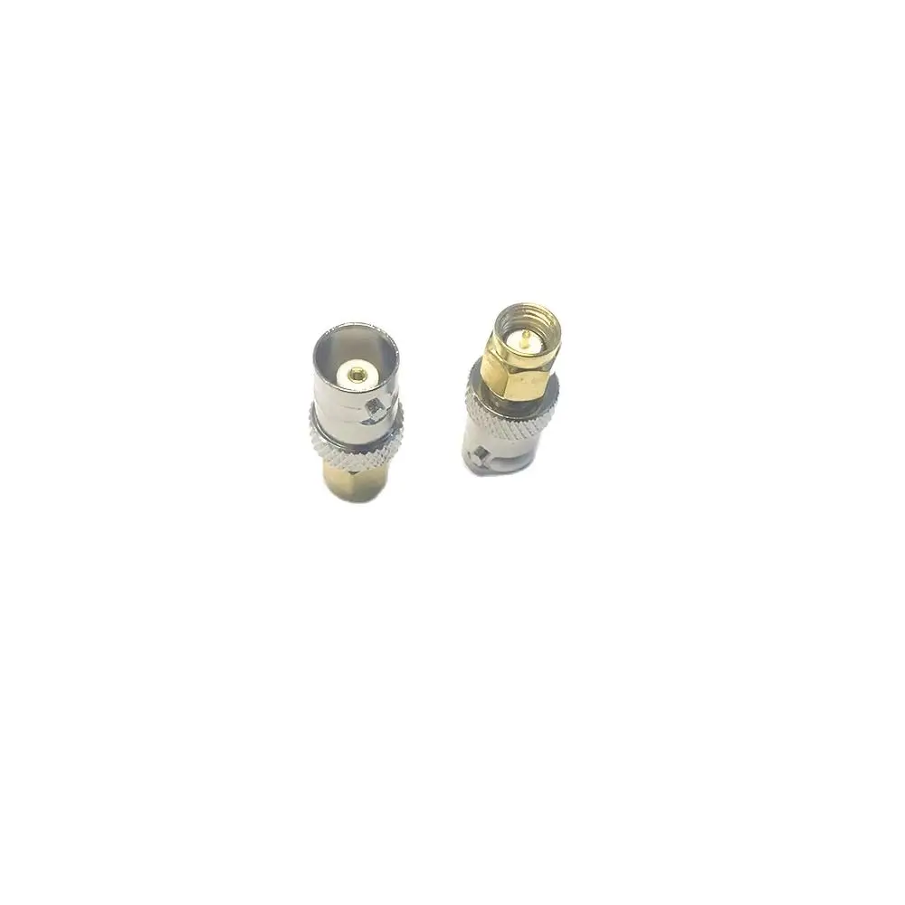 

1PC BNC Female Jack To SMA Male Plug RF Coax Adapter Convertor Connector Straight Radio Baofeng NEW Wholesale