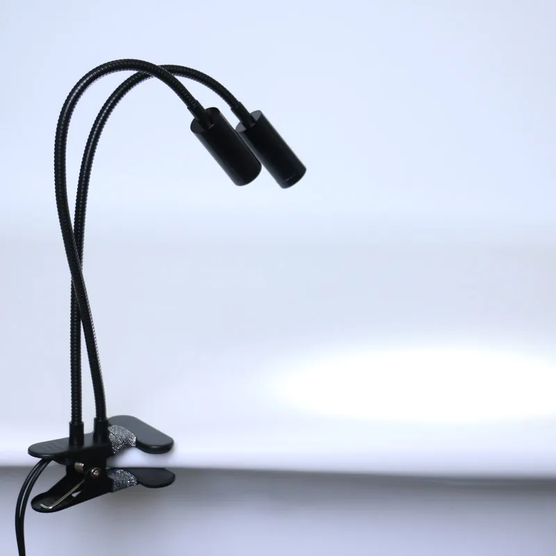 6400K Adjustable Side Light Illuminator Lamp Clamp Type Spotlight Lamp Fill Light Lamp For Digital HDMI  Video Microscope Camera