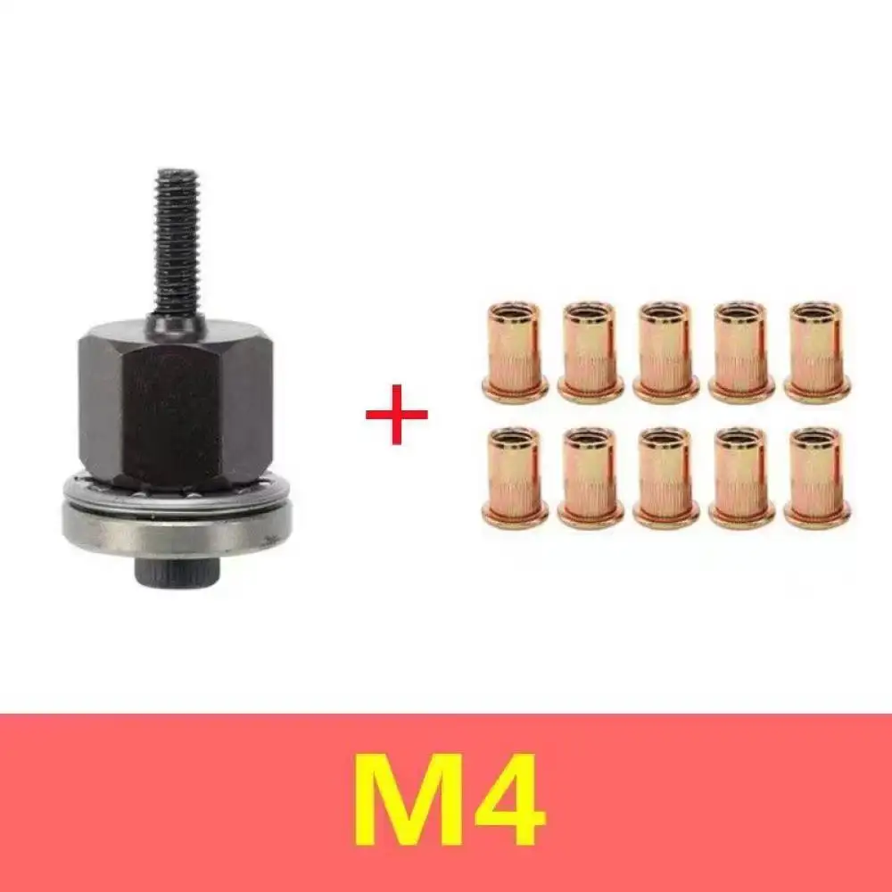 Heavy Duty Rivet Nut Tool M3 M12 Threaded Riveter Manual Kit For Metal Thin Wall Pipes Repair Hardware Industrial Utility