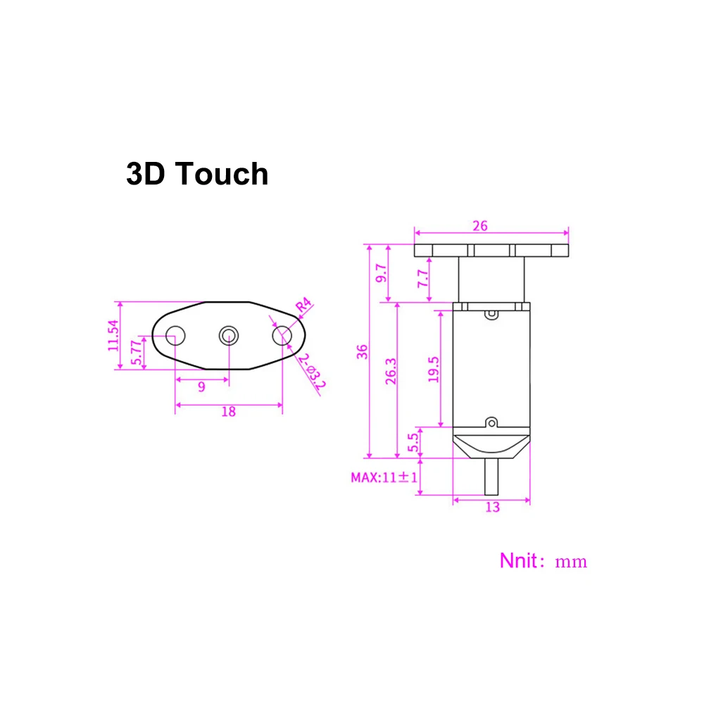 For KP3S KP5L Extruder Part Print head Heatbreak HeatedBlock Silicon Case Thermistor DIY Spare Fan for Kingroon KP3S pro/ Pro S1