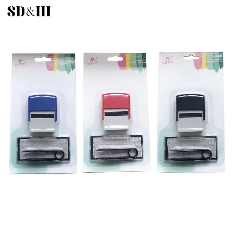 Rubber Stamp Kit DIY Custom Personalized Self Inking Business Address Name Number Letter Stamp Handicrafts Printing Rubber Stamp