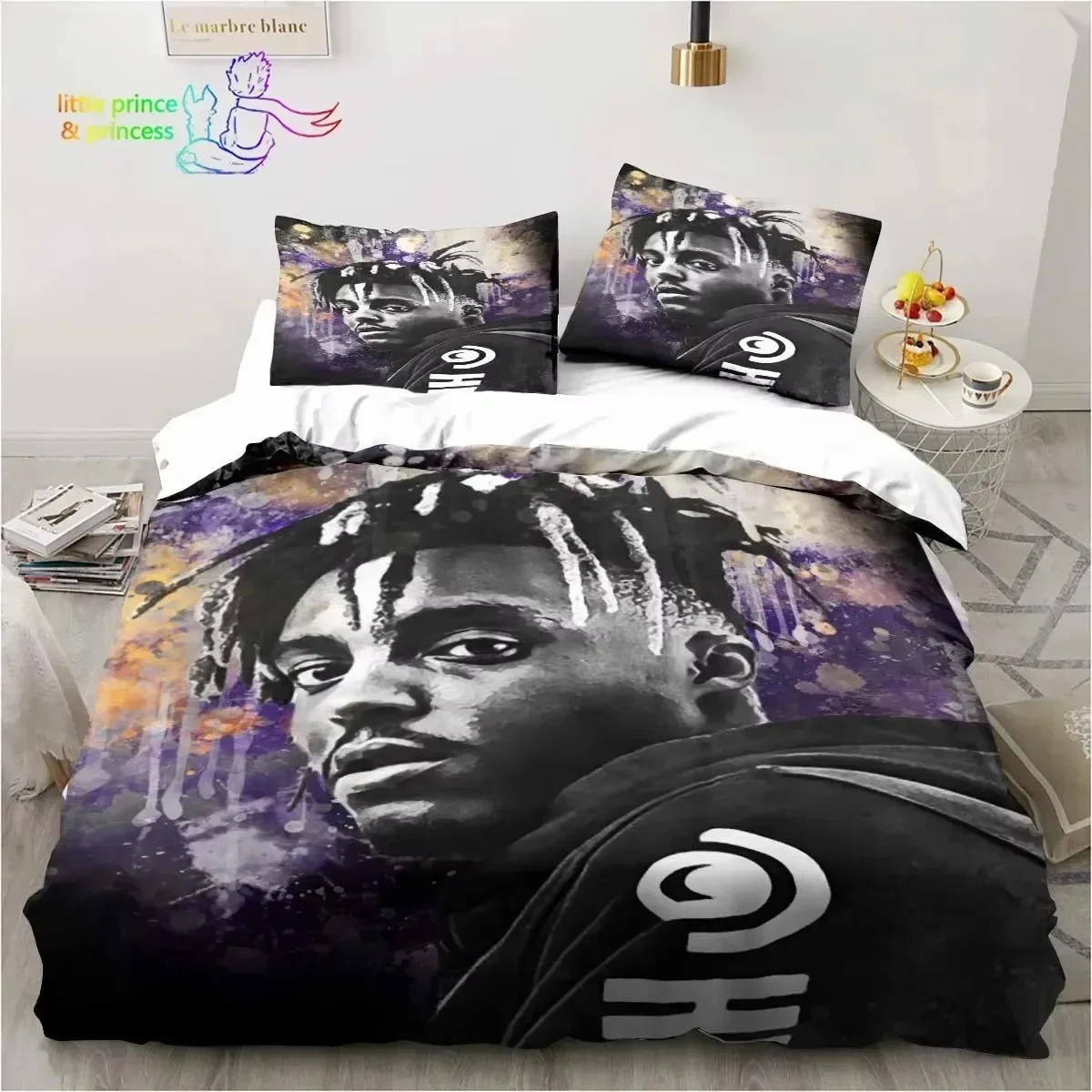 

Rap Singer Juice Wrld 3D NEW Duvet Cover Pillowcase Bedding Set Adult Boy Girl Bedroom Decoration Children Single Double Large