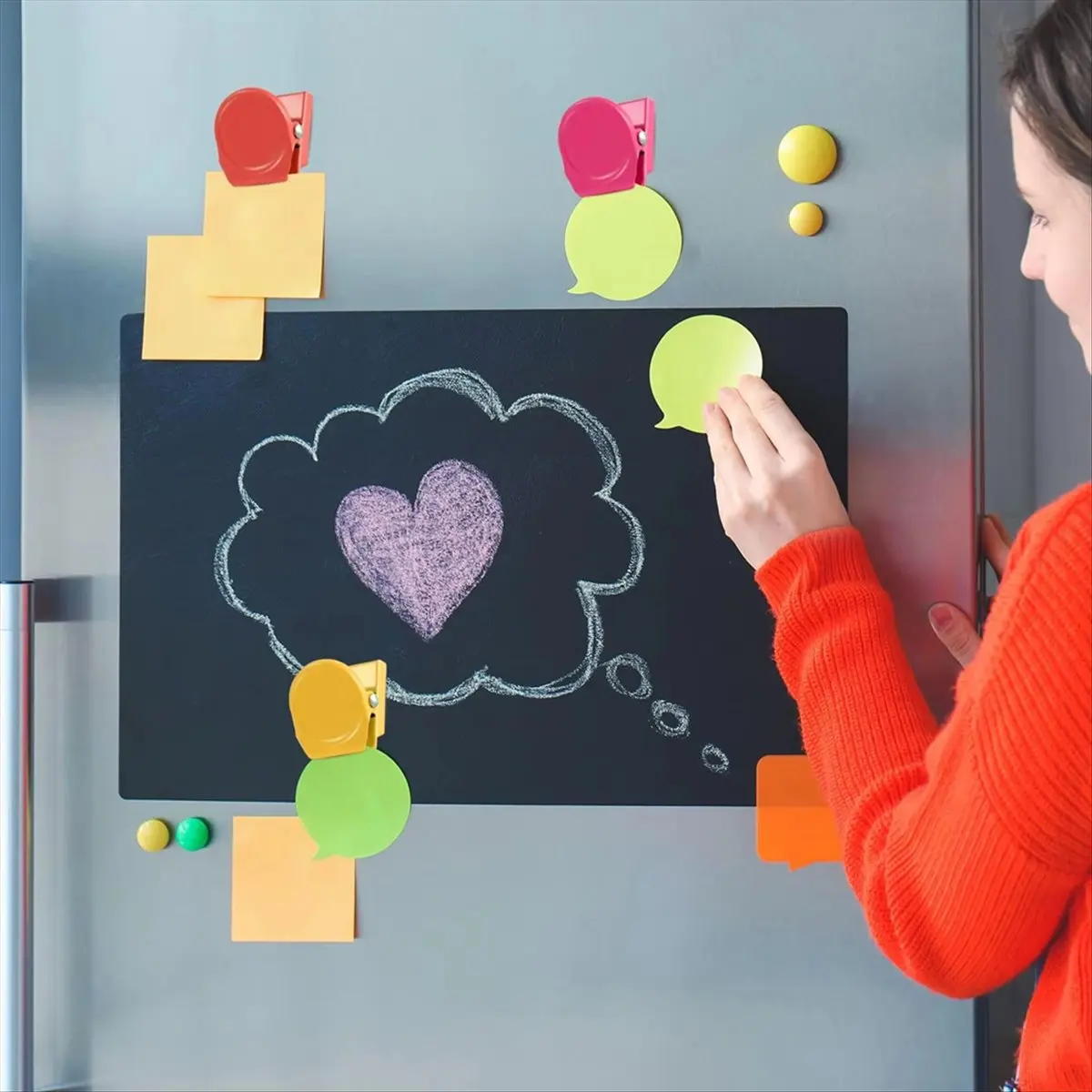 Latest ABBQ-18-Pack Colorful Magnetic Clips - Strong Fridge and Whiteboard Magnets for Notes and Photo