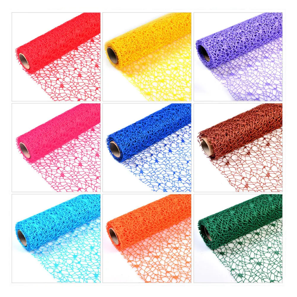 

1 Roll Jacquard Net Gauze Diy Hanging Decor Kids Craft School Wrapping Gift Packaging Backdrop Curtain Pendant Party