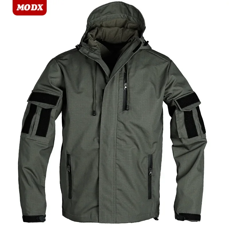 SP2 Assault 2.0 Combat Coat Spring Autumn Men Loose Windproof  Wear Resistant Tactical Top Outdoor Hooded Multi-pocket Uniform