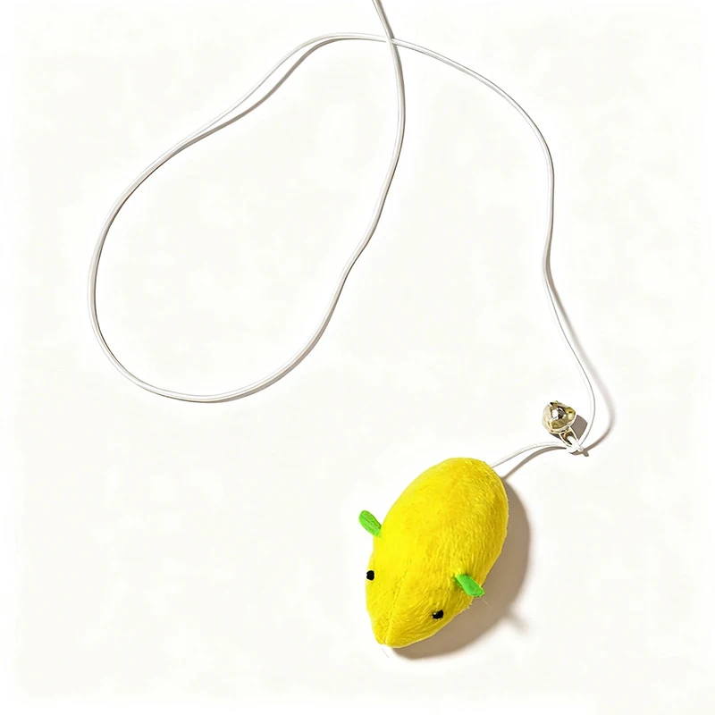 Hanging Cat Mice Toys Interactive Mouse Plush Catnip Cat Toys Self Play Cat Toys with Elastic Strings Cat Tree Accessories