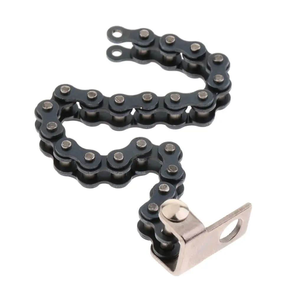 Pedal de bombo conecta piezas de percusión de cadena única de 16 cm para baterista