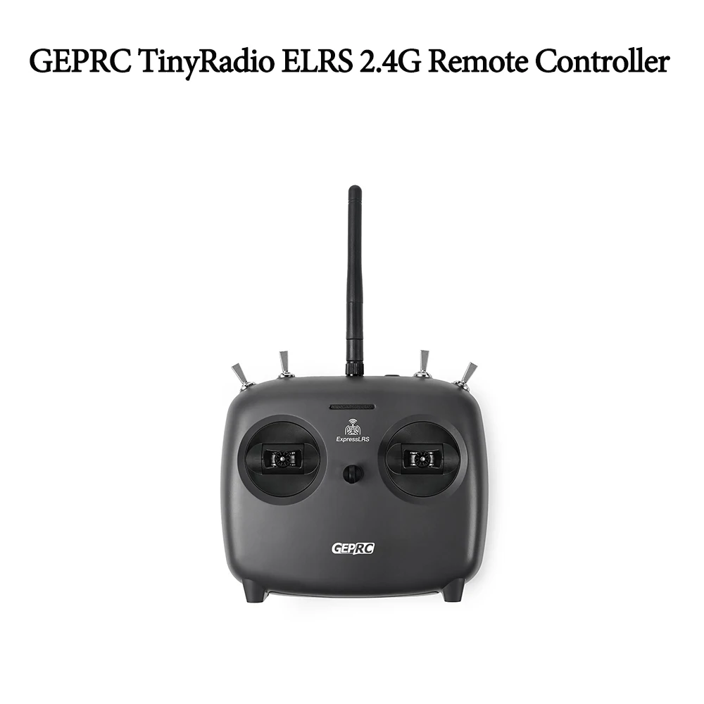 GEPRC TinyRadio ELRS 2.4G télécommande 8CH 500mW 2KM + émetteur de Drone longue portée avec Bluetooth pour Drone quadrirotor RC