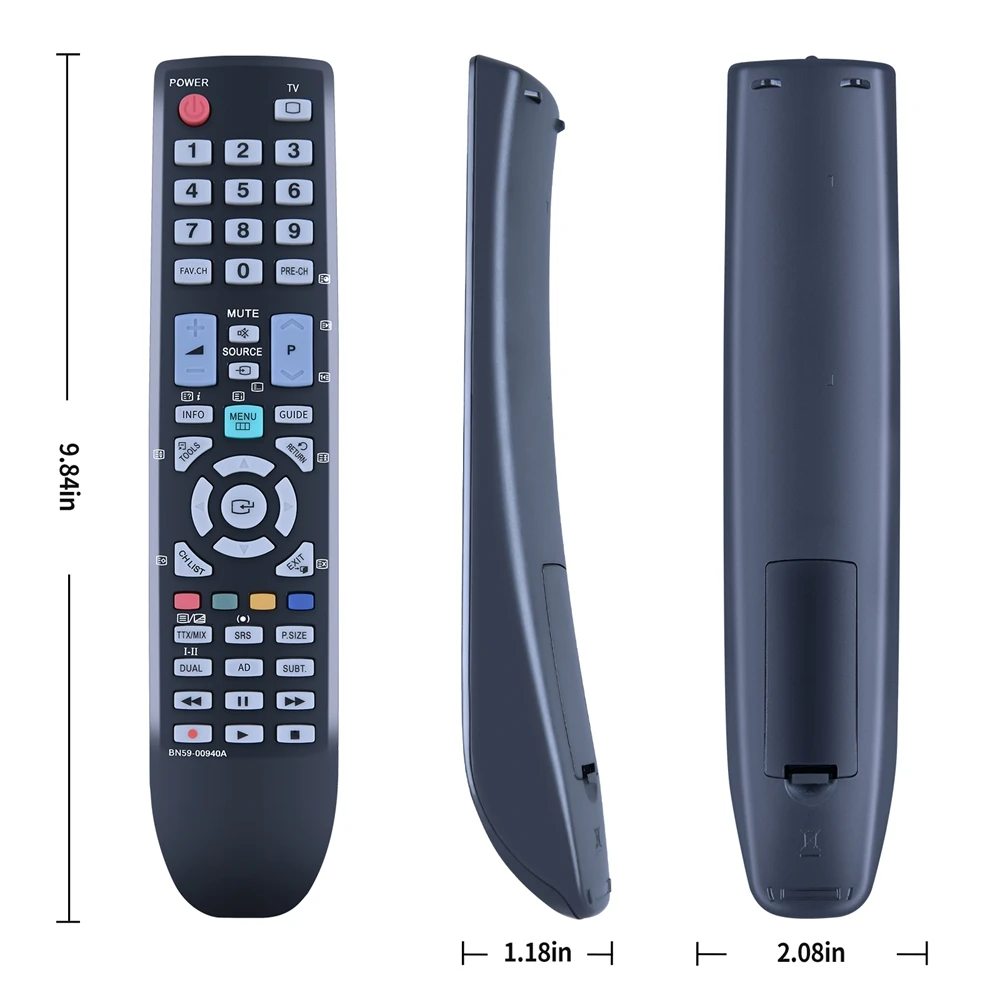Zapasowy pilot BN59-00940A, kompatybilny z telewizorami Samsung Smart TV PS42B450, PS50B450, LE32B530, LE40B530, LE40B550, LE32B530P7N. — zdjęcie produktu 5