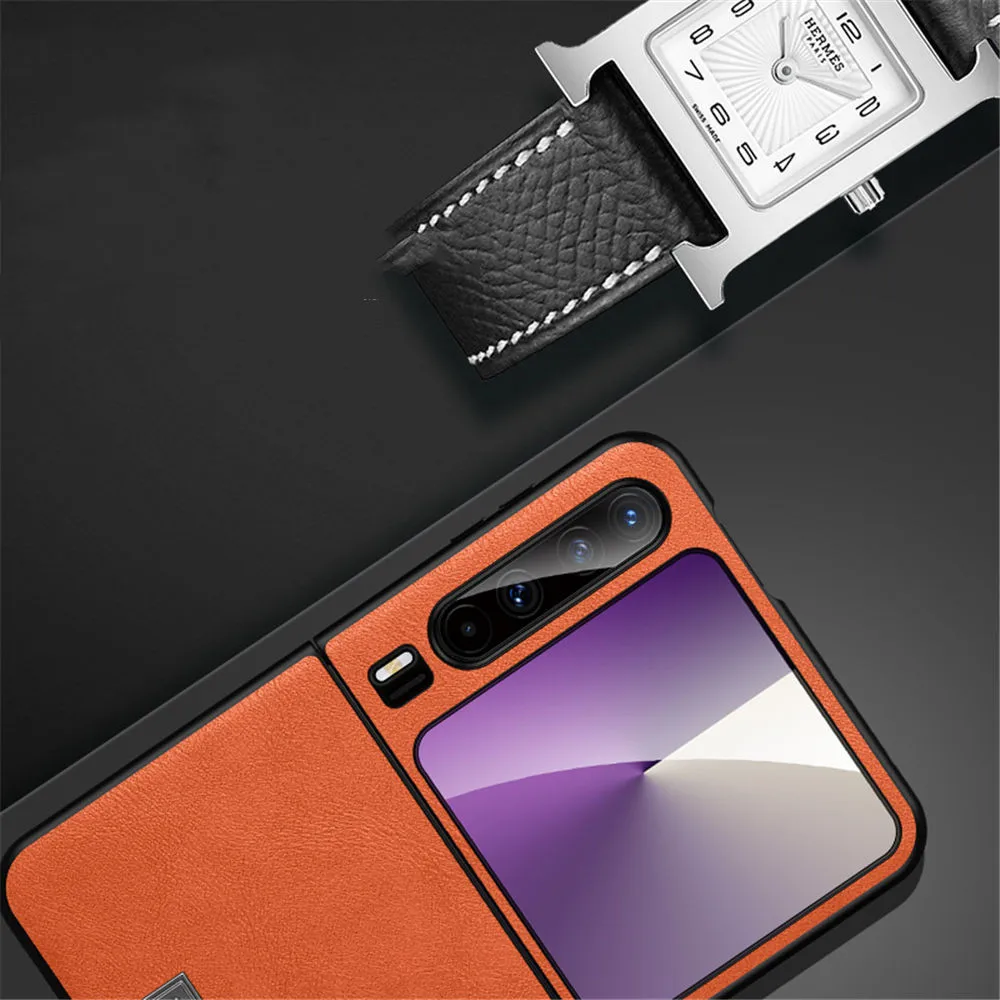 Wysokiej jakości etui Litchi ze skóry PU do biznesowej okładki Huawei Pura X