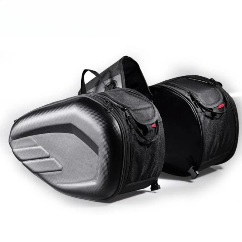 Motorcycle Side Bag, Saddle Bag, Motorbike Pannier, Dual-Side Helmet Bag, Multifunctional Travel Riding Luggage