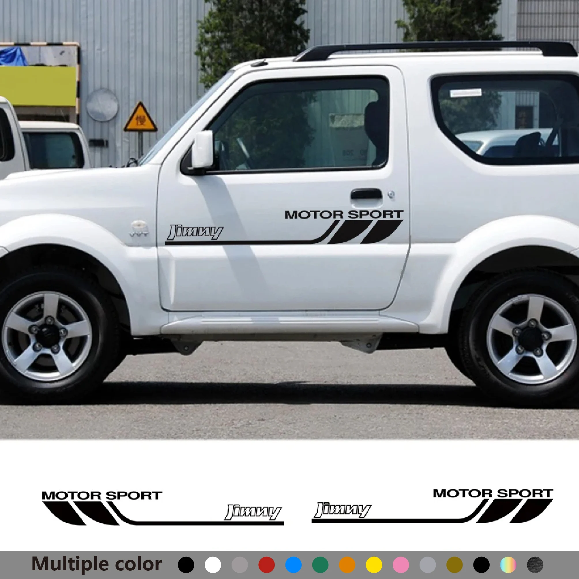 Suzuki Jimny JB73 JB74 Спортивный Стиль Боковые Наклейки На Дверь Автомобиля Виниловые Наклейки Графический Дизайн Двигателя ...