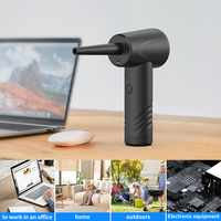 Computer Dust Blower Compressed Wireless Air Duster Cordless Electric Vacuum For Computer Laptop Keyboard Camera Cleaning