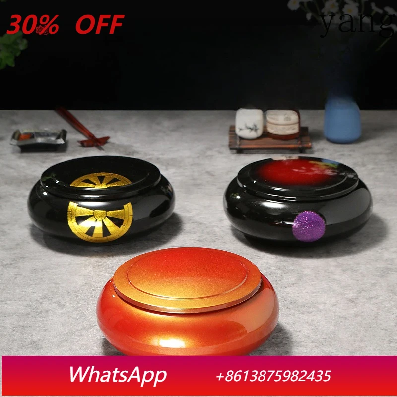 

LMM Sushi Box Round Bento with Lid Delivery Dim Sum Box Sushi Dish