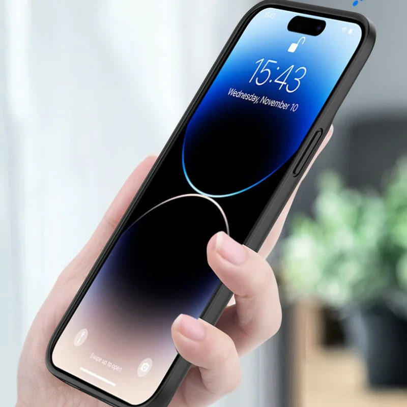 เคสแบตสำรอง 10000mAh สำหรับ iPhone 11 12 13 14 Pro Max XR XS Max Mini พาวเวอร์แบงค์แบบพกพา พร้อมคลิปหนีบหลัง