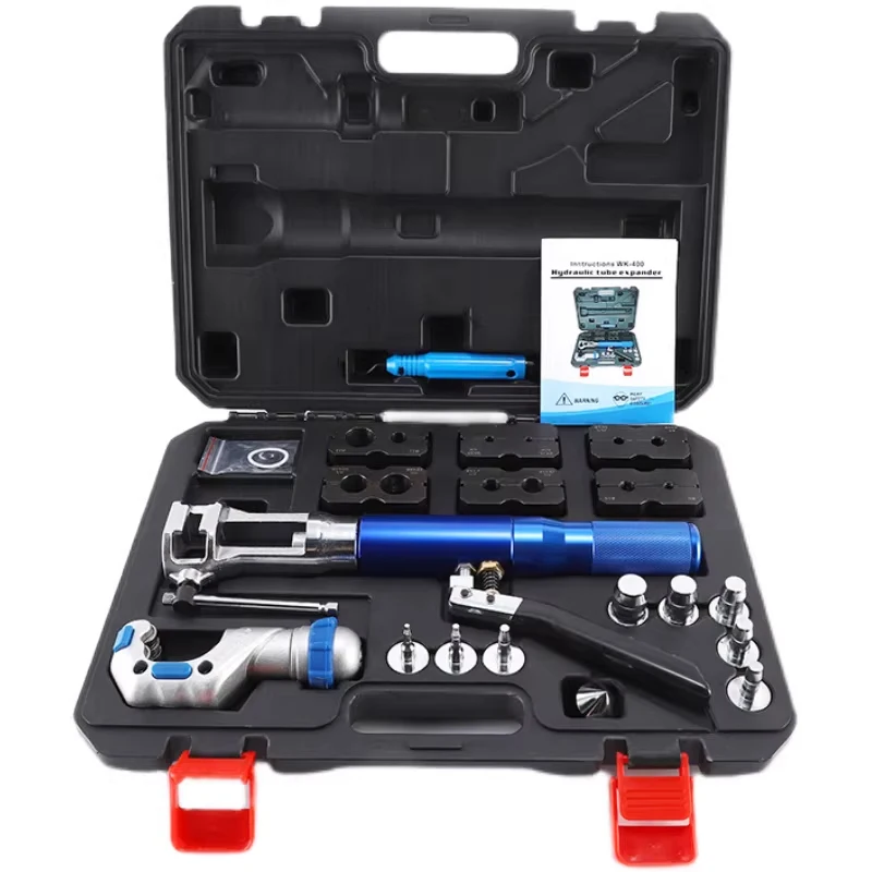 

Hydraulic Expansion and Double-Cone Tools Tube Expander Set Soft HVAC Copper Tube Expander 3/6-inch to 1/2-inch Pipe Repair Tool