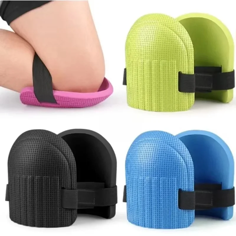 1 Pair Durable EVA Foam Knee Pad Knee Protection Easy Carry Design For Daily Work & Loop Closure, Non-Textile, Hand Wash Only