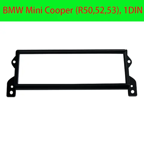 BMW 미니 쿠퍼(R50,52,53) 플레이트 패널 프레임 대시보드 설치 트림 키트용 HY 1Din 차량용 스테레오 라디오 근막 프레임