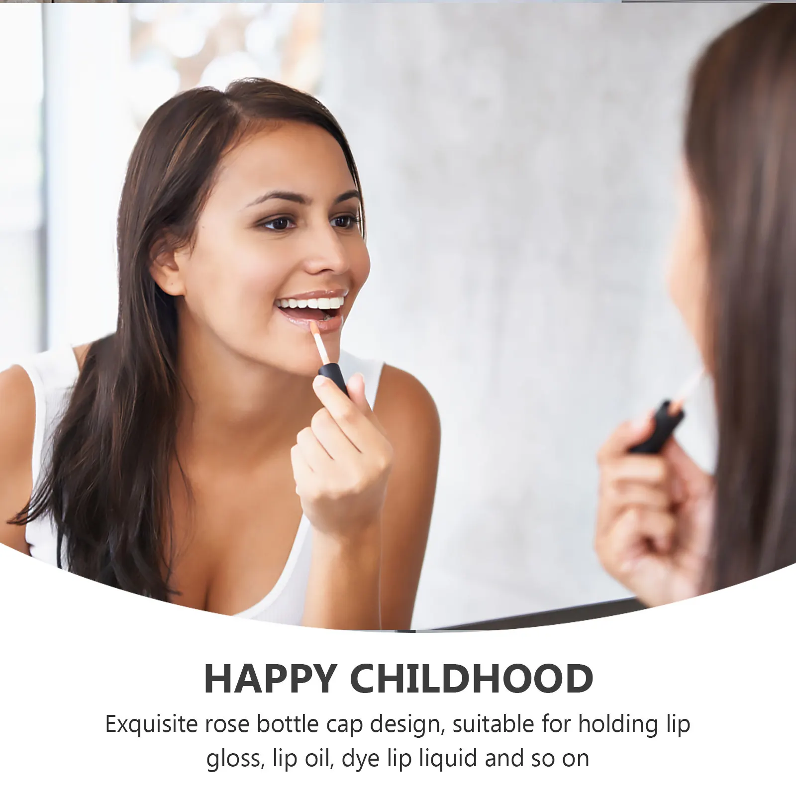 15-delige set lipglossflesjes, transparante herbruikbare plastic verpakkingen voor lippenbalsem, lipgloss en olie, compact ontwerp, ideaal voor reizen en dagelijks gebruik