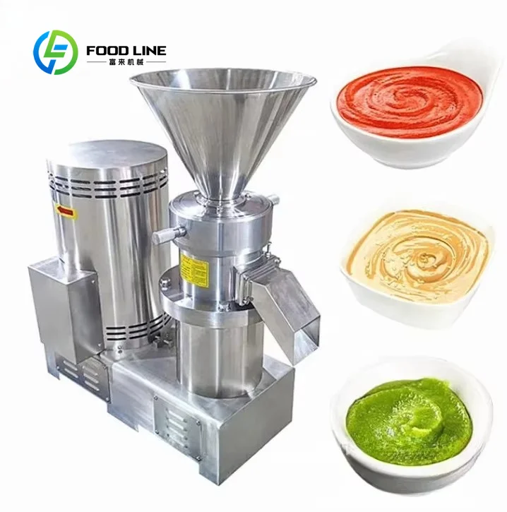 Industrial Peanut Colloid Mill Customized Peanut Butter Grinding Mixer Food Processing Grinder Machine