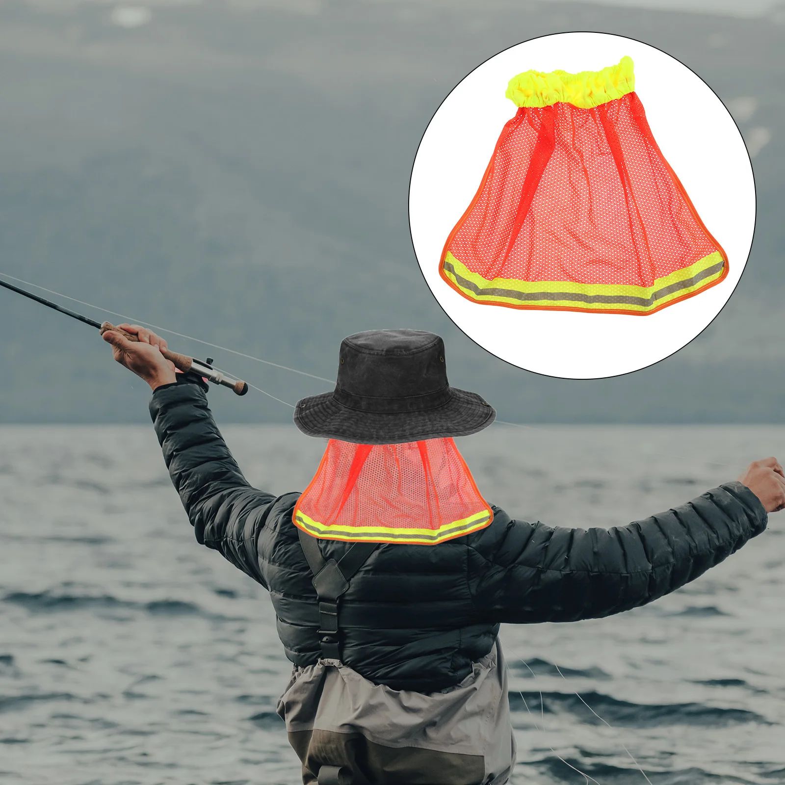 Sunshade for Hard Hat Extended Brim Coverage Cooling Mesh Design for Outdoor Laborers Equipment