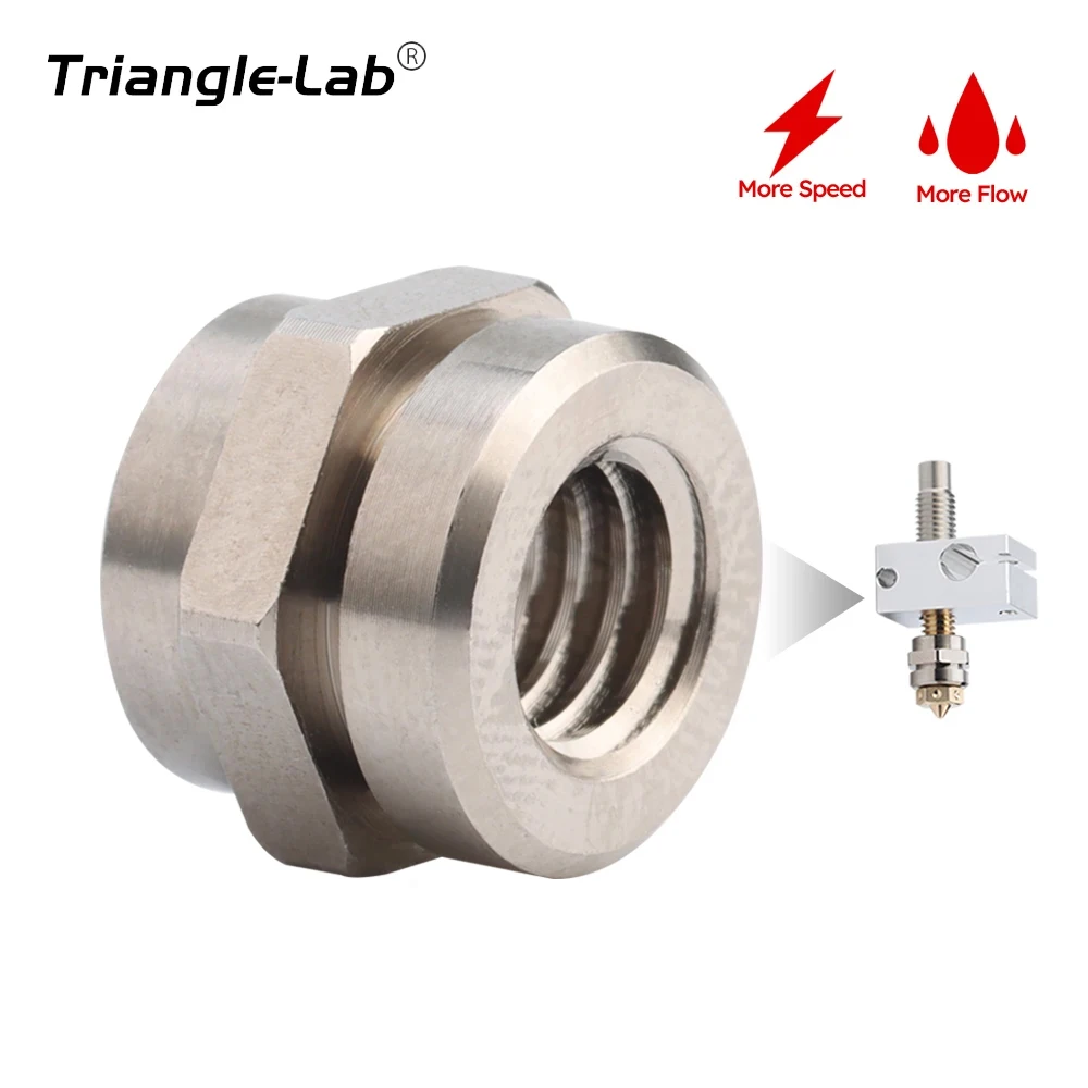 Trianglelab MZE Volcano Melt zone Extender dla V6 dragon HOTEND rapido hotend CHC KIT MATRIX EXTRUDER TBG-AIR DDE MK3S