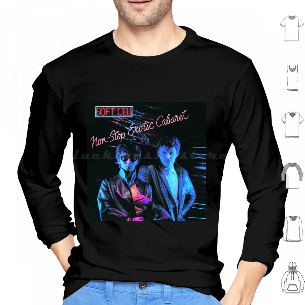 Bansos42 Non-Stop Erotic Cabaret Of Soft Cell Hoodie cotton Long Sleeve Artist Album Music Soft Cell Live Show Concert