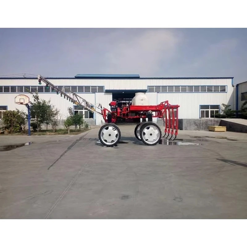 Self Propelled Fertilizer Spreader Sprayer Combo High Clearance High Productivity Farming Machinery For Grain Producer