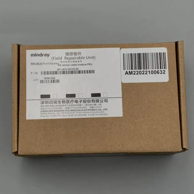 Mindray O2 Sensor Cable Module Oxygen Sensor Housing 801-0631-00102-00 for a Series Machine