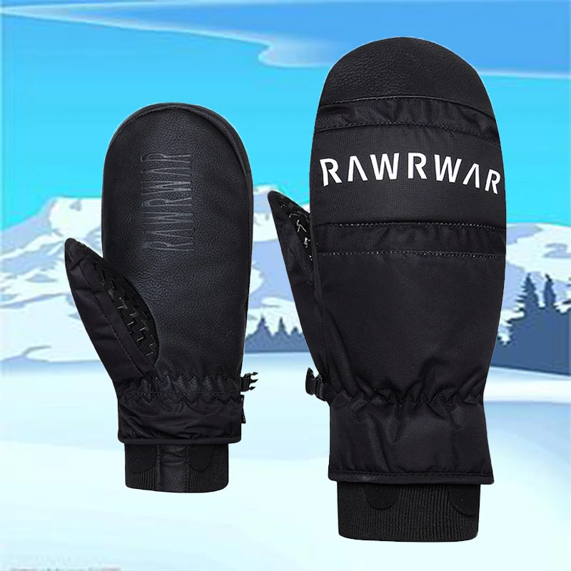 

New Ski Gloves Men Women Winter Cotton Warm Waterproof Touch Screen Guantes Outdoor Sports Cycling Skiing Mountaineering Mittens