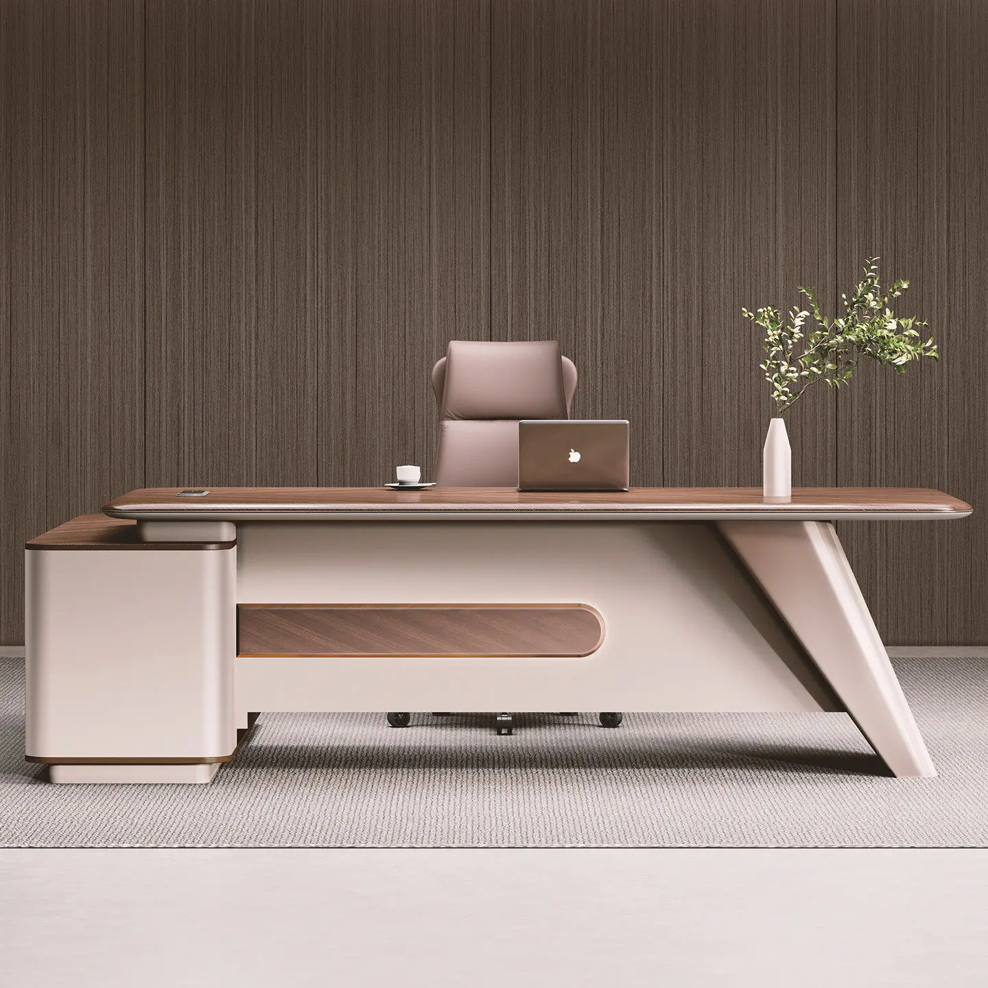 Desk Boss Desk Chair Combination Manager Waiting  Office Desk