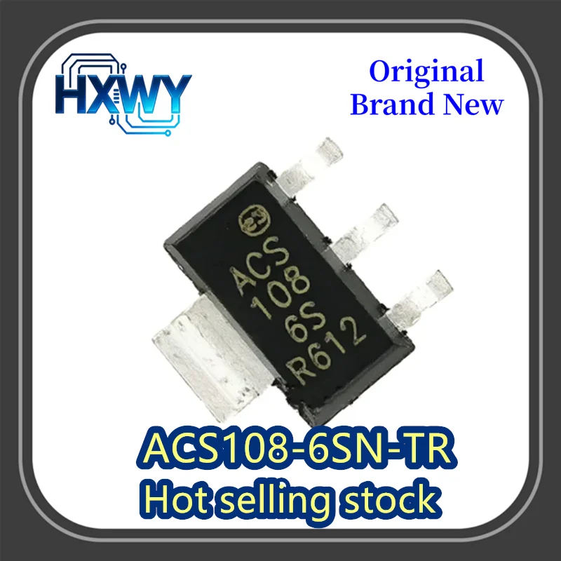 

(10/50 pieces) ACS108-6SN-TR ACS108-6SN Surface Mount SOT-223 Bidirectional Thyristor Brand New Original