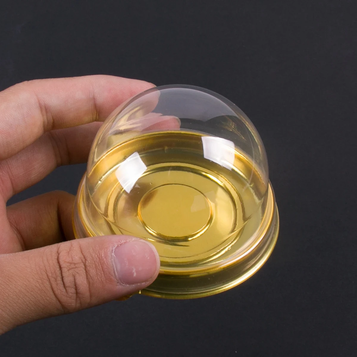 50pcs Mini Transparent Cake Box Container