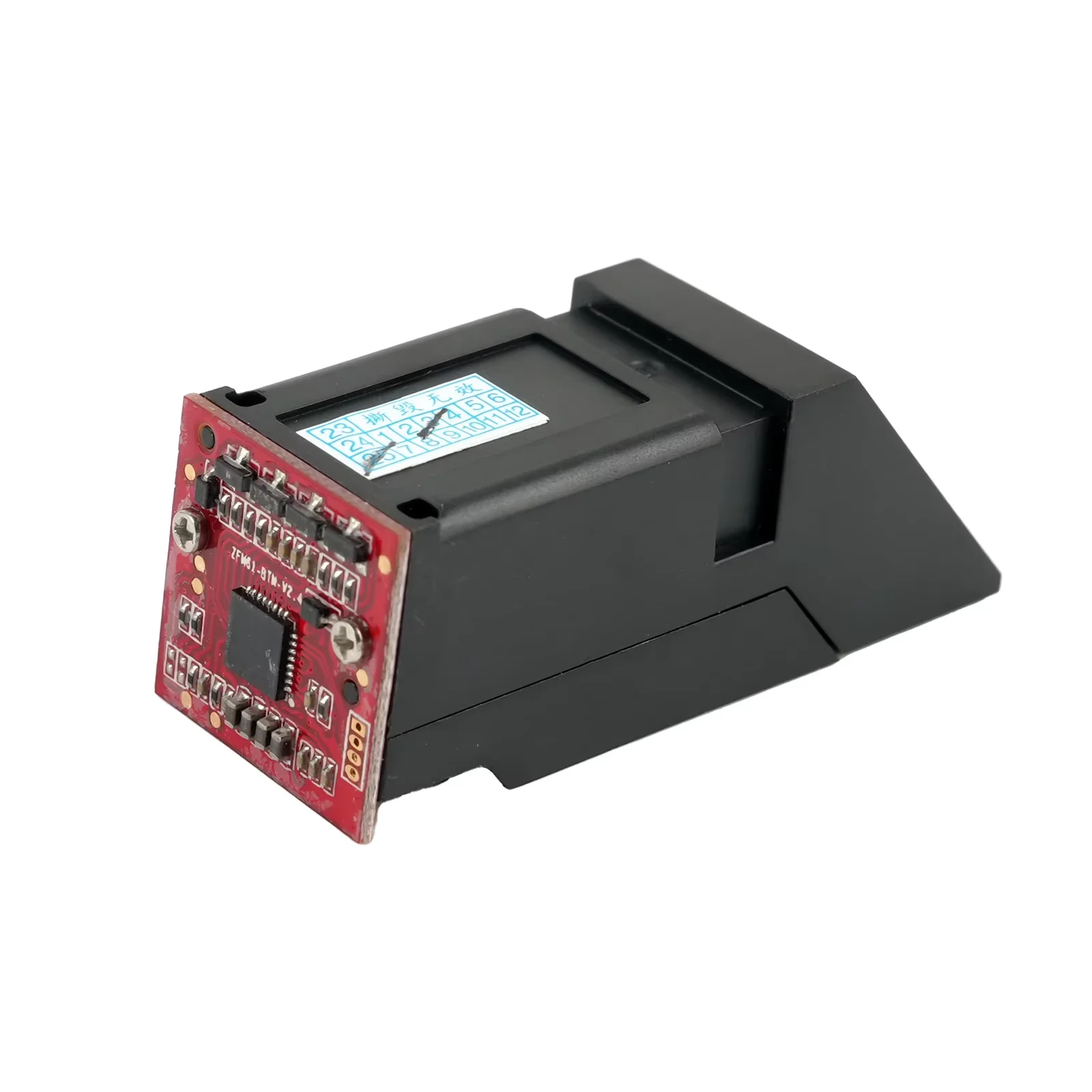 وحدة استشعار بصمات الأصابع الضوئية AS608 للضوء الأخضر لاردوينو/STM32/AVR مع شريحة DSP وتخزين 240 قوالب