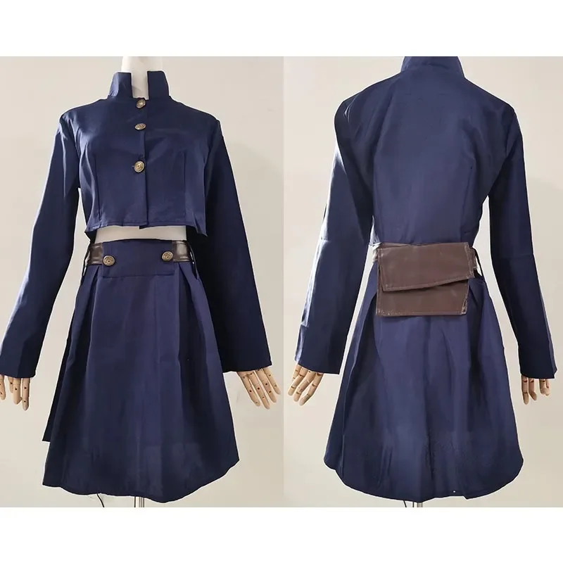 Kugisaki Nobara Cosplay Costume Include Top Skirt Belt Waist bag For Halloween Carnival Comic Con Kugisaki Nobara Outfits