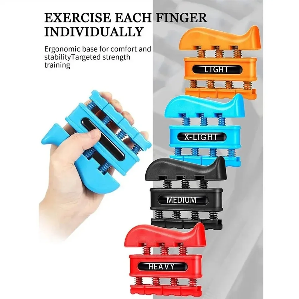 Griffkrafttrainer Fingertrainer Tragbares Design Ergonomischer Griff Handtrainer mit Einstellbarem Widerstand Trainingsgerät – Detail 5
