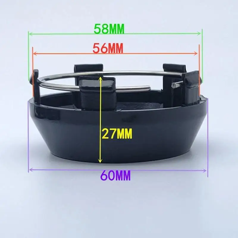 4Pcs Rim Center Cap 60mm/2.36" OD 56mm/2.2" ID For NEX-O Wheels MK009 #481K60 I40 16" Wheel Tyre Rim Hub Cap Cover