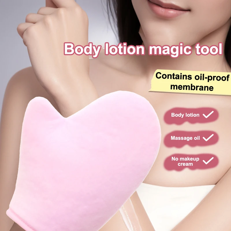 

Многоразовая перчатка-аппликатор для автозагара, для нанесения крема, лосьона, мусса, для очищения тела, перчатка для автозагара с отверстиями для пальцев.