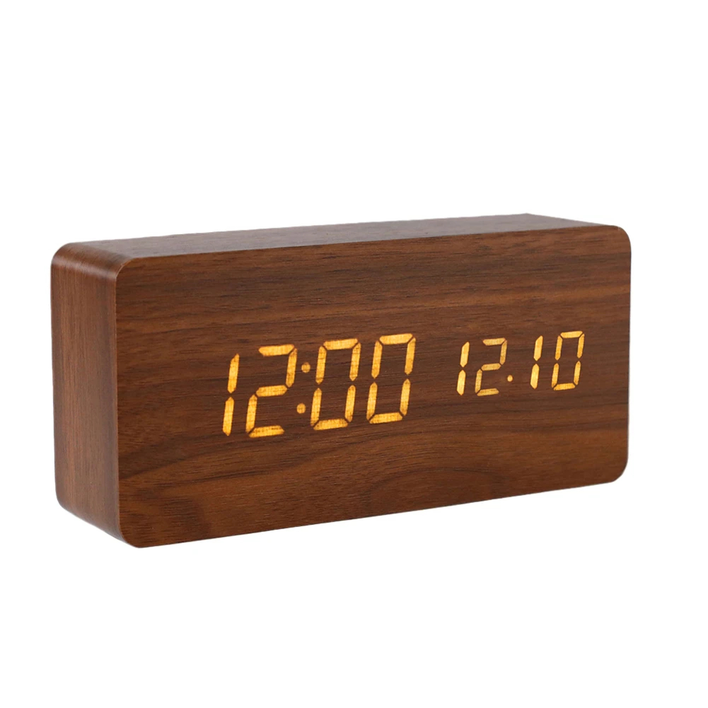 Digital Alarm Clock Desk Time Date Temperature LED Display Portable Lamp Bedroom  LED Digital Alarm Clock Projection Clock