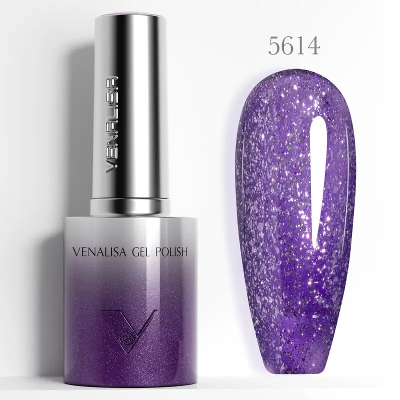 1pc Venalisa 10ml Nail Gel Polish Round Brush HEMA FREE TPO FREE Soak Off Sparkle Cat Eye Gel Lacquer Soft Texture Gel Varnish - Image 55