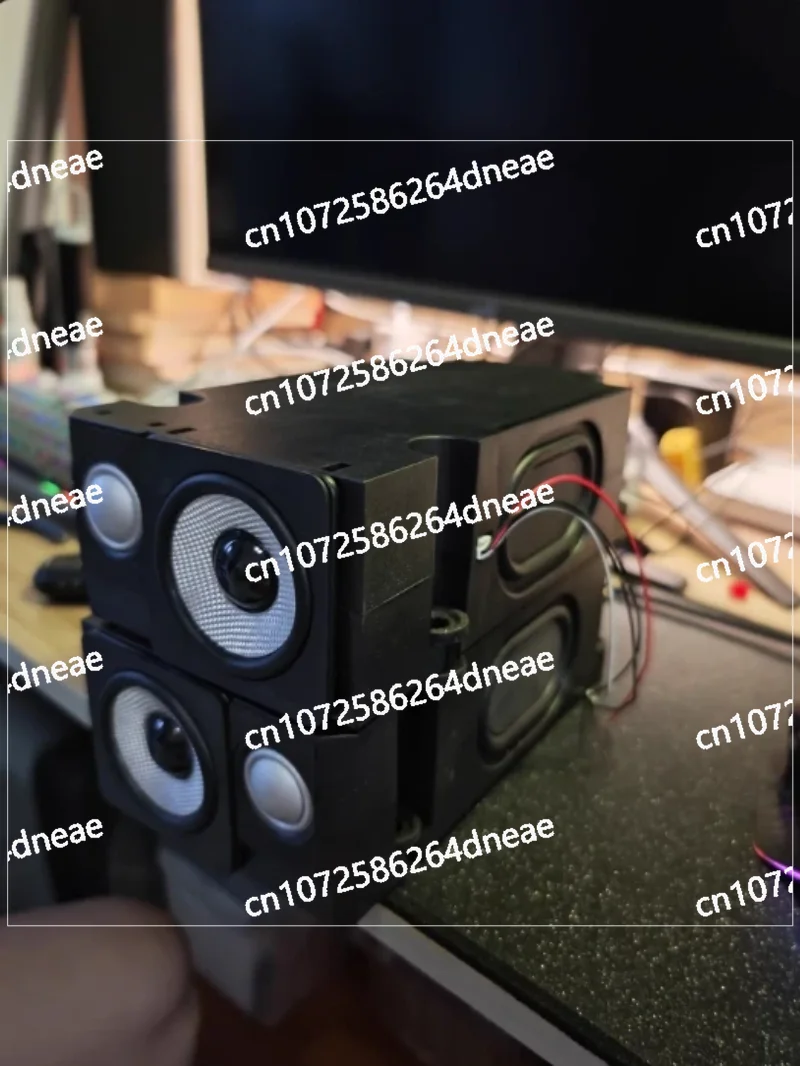 

High-end three-way passive speakers, double bass diaphragm, high, medium and low full audio, desktop computer DIY modification