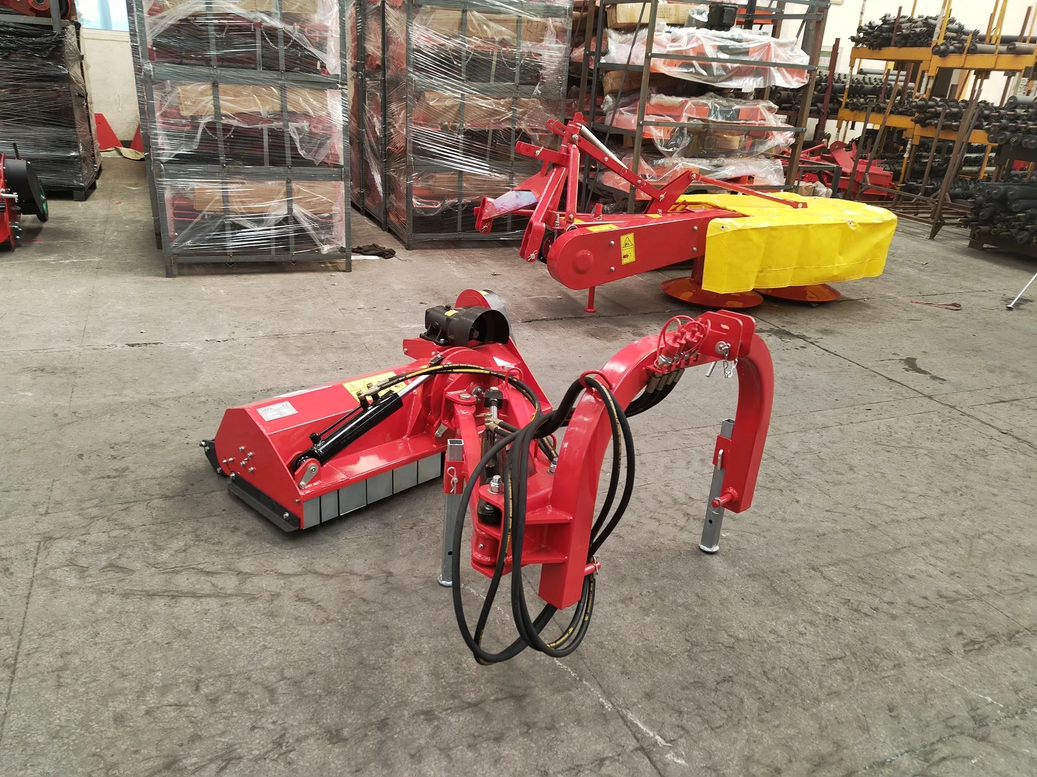 Certified Professional Industrial Flail Mower Tractor Hydraulic Side 3 Point Mowing