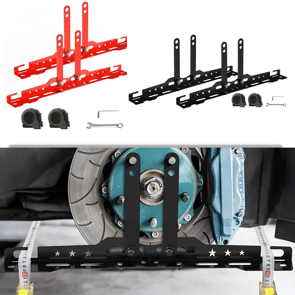 

2 шт. сверхмощные пластины для инструментов для выравнивания колес автомобиля, регулируемые автомобильные выравниватели колес, пластины для пальцев, принадлежности для балансировки колес