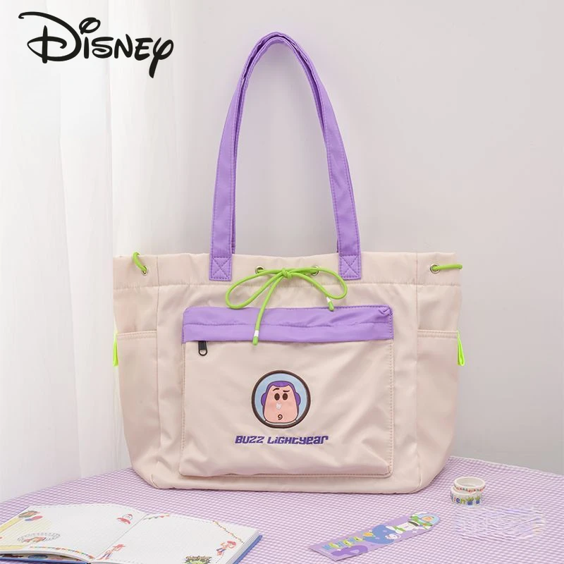 Disney-bolso de hombro de gran capacidad para mujer, cartera versátil de alta calidad, estilo informal, novedad de 2023