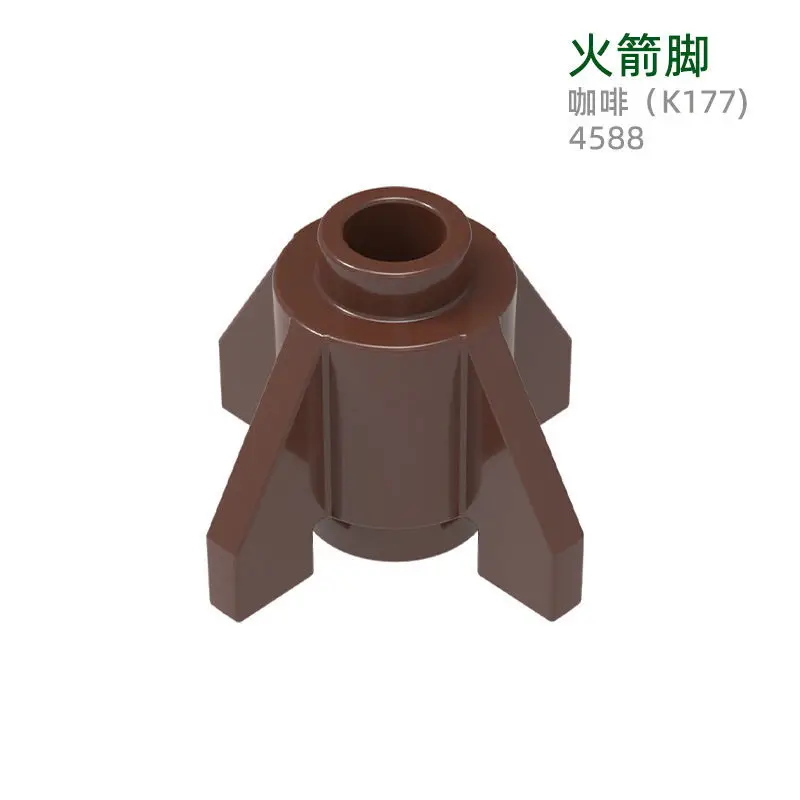 228pcs MOC Compatible Parts 4588 & 52394  259365 Brick Round 1 x 1 with Fins, Open Stud Building Blocks Bricks DIY