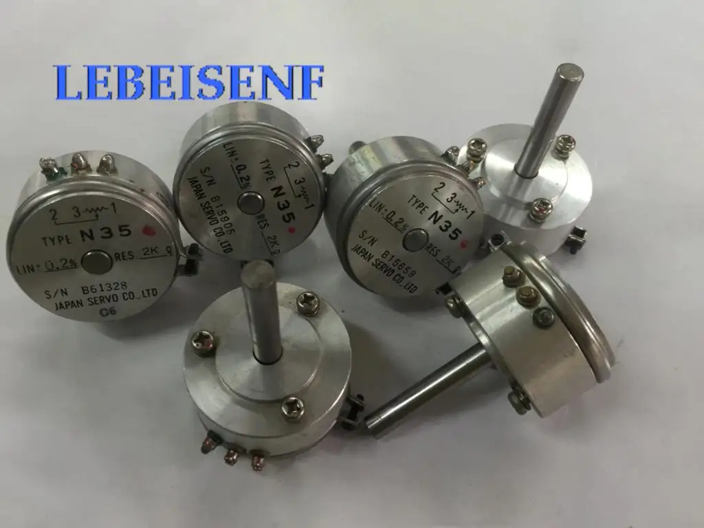 

1PCS conductive plastic potentiometer angle sensor TYPE N35 2K shaft length 32mm white switch