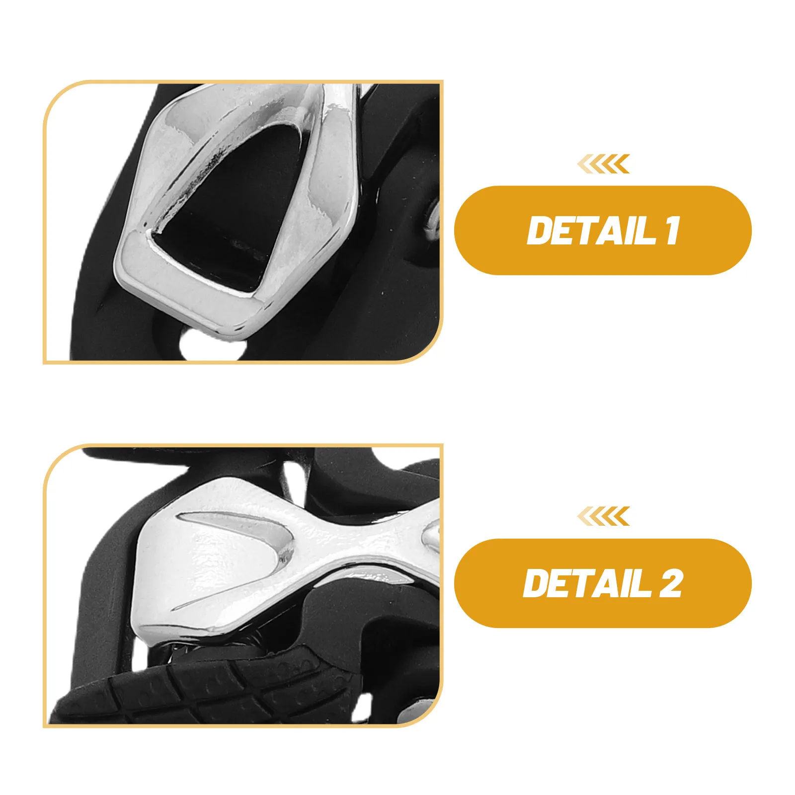 4Pcs Roller Skate Quick Buckle Replacement Adjustable Skate Boot Clasp for Inline Skates Non Slip Fastener Outdoor Indoor view 3