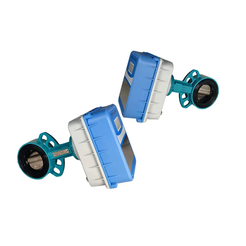 

2" Actuator Cast Iron Wafer butterfly Valve Motor Drive High Temperature butterfly Valve DC24V