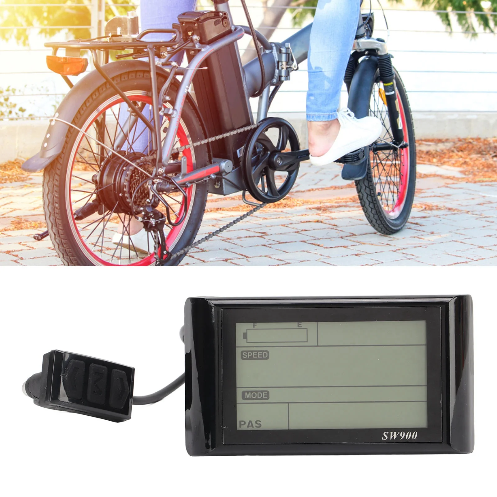 Electric Scooter LCD Panel Electric Bike SW900 Panel LCD Meter Waterproof 5 Pin for Electric Scooter Replacement Accessories image 3