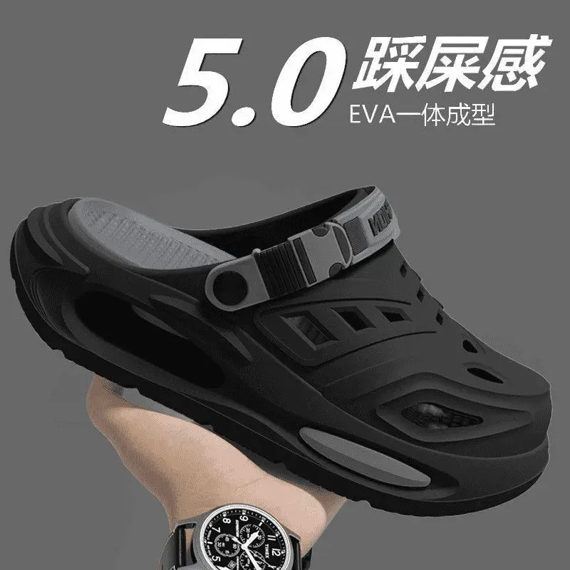 

Bow foot supported EVA sports sandals suitable for men's summer indoor 2026 new cool slippers suitable for men's home decoration